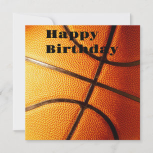 Gran Naranja de Pimply Baloncesto, tarjeta de cump