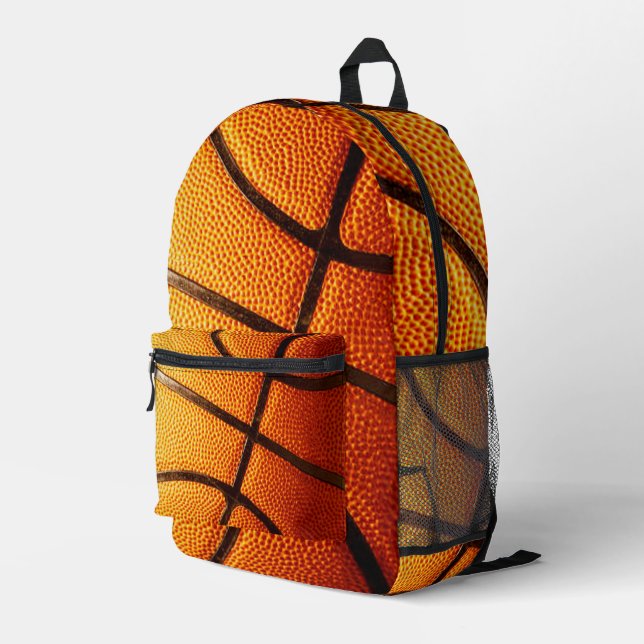 Gran Naranja Pimply Basketball, mochila de impresi (Esquina derecha trasera )