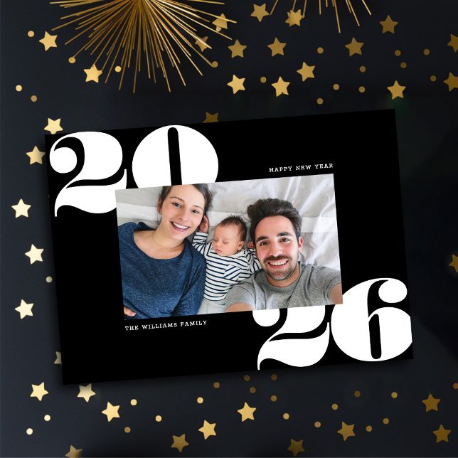 Gran negrita Año Nuevo Año de vacaciones Tarjeta d (Subido por el creador)