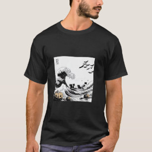 Gran ola de Halloween es la camiseta de arte de Ho