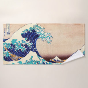 Gran ola del arte japonés vintage de Kanagawa