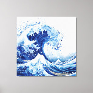 Gran Ola Frente a Kanagawa Arte de Pared
