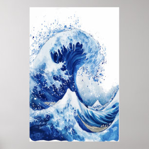 Gran Ola Fuera de Kanagawa Arte de Pared