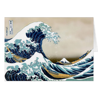 Gran onda restaurada de Kanagawa por Hokusai