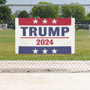 Gran pancarta al aire libre de Trump 2024
