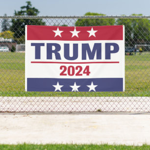Gran pancarta al aire libre de Trump 2024