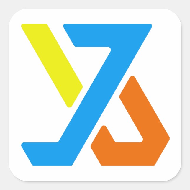 Gran pegatina cuadrado de 3" (Anverso)