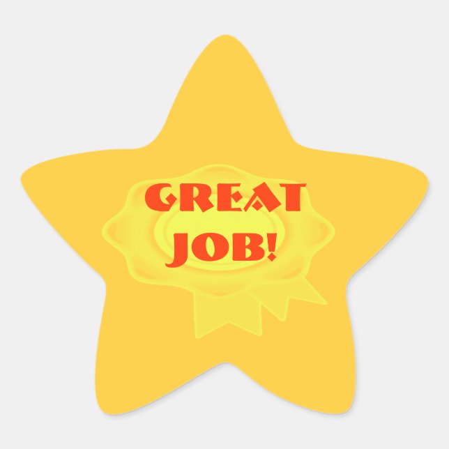 Gran Pegatina de Job Star (Anverso)