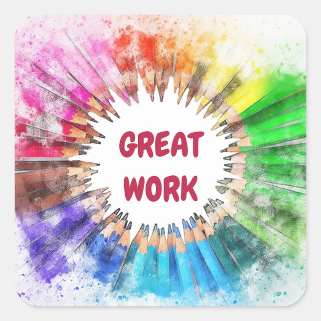 Gran Pegatina de la escuela de empleo (Anverso)