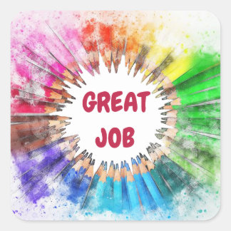 Gran Pegatina de la escuela de empleo