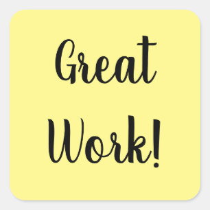 Gran pegatina de trabajo