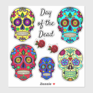 Gran Pegatina del Día de la Calavera del Azúcar 