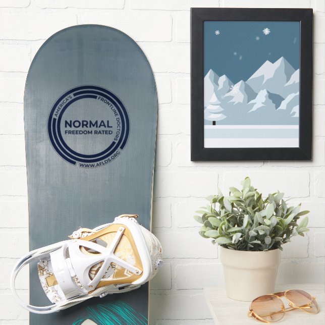 Gran Pegatina NORMAL para empresas AFLDS (snowboard)