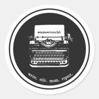 GRAN pegatina redondo - conjunto de 6