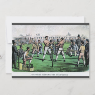 Gran pelea por el campeonato, boxeo clásico