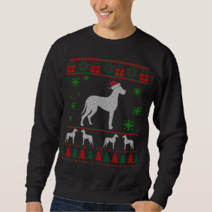 Gran perro adorno Navidades feos suéter regalo par