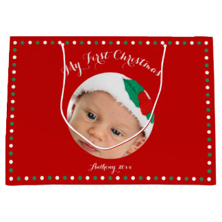 Gran Personalizado Rojo Mis Primeras Bolsas de Reg