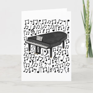 Gran piano musical notas músico pianista