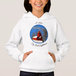 Gran pintura de faro rojo - Arte original