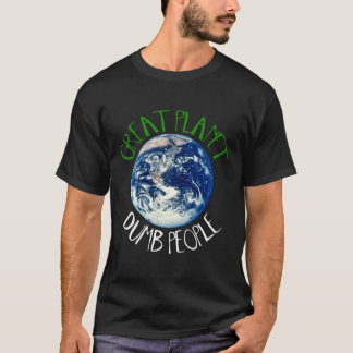 Gran planeta - camiseta muda de la gente