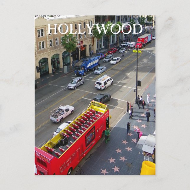 ¡Gran postal de Hollywood Boulevard! (Anverso)