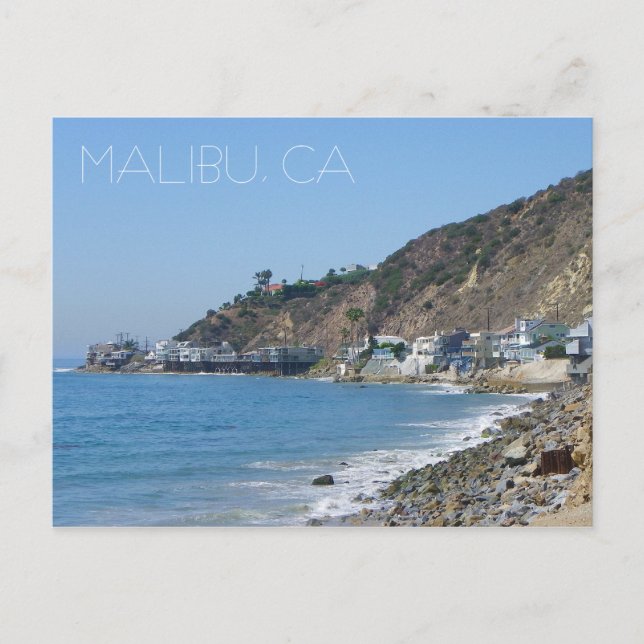 ¡Gran postal de Malibu! (Anverso)