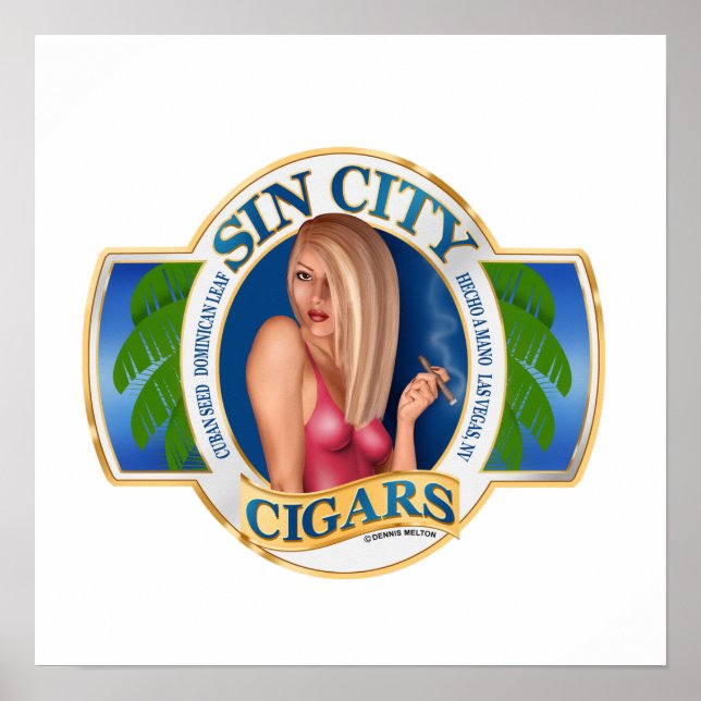 Gran Poster de arte de puros (Frente)