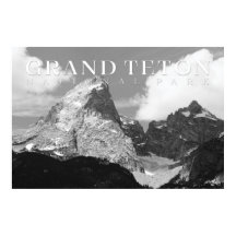Gran Poster de Teton, impresión de Parque Nacional