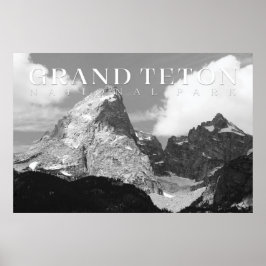 Gran Poster de Teton, impresión de Parque Nacional