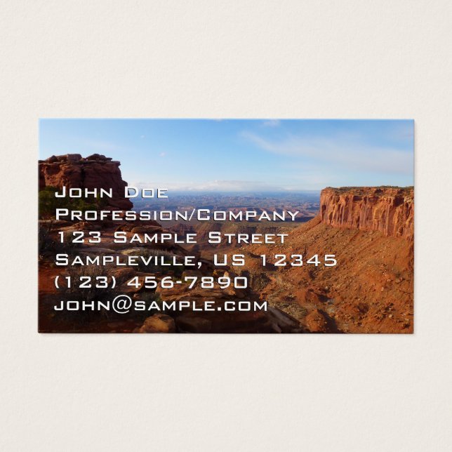 Gran punto de vista en el Parque Nacional Canyonla (Frente)