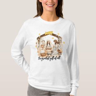 Gran regalo Jesús Navidades Natividad Camiseta