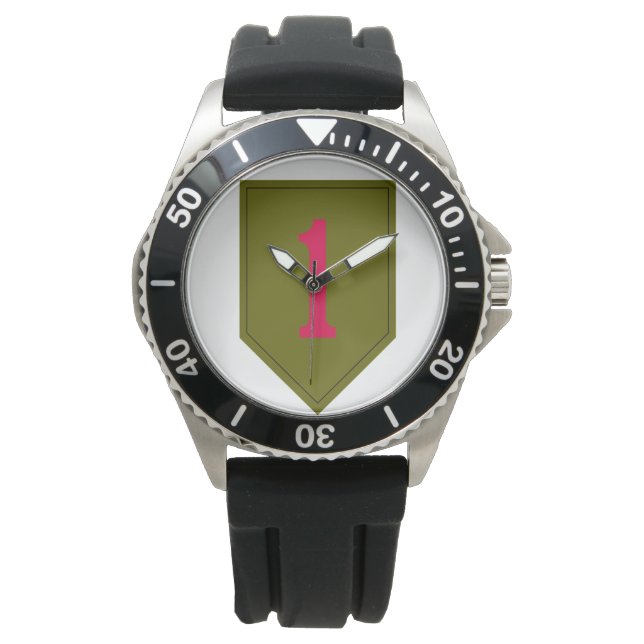 Gran reloj de la División de Infantería Red One (Anverso)