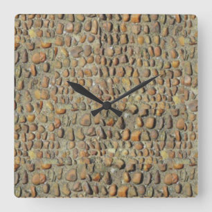 Gran reloj de pared cuadrado con gran imagen de pi