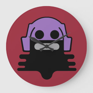 Gran reloj de pared de Ichibo-Skee Clupkitz