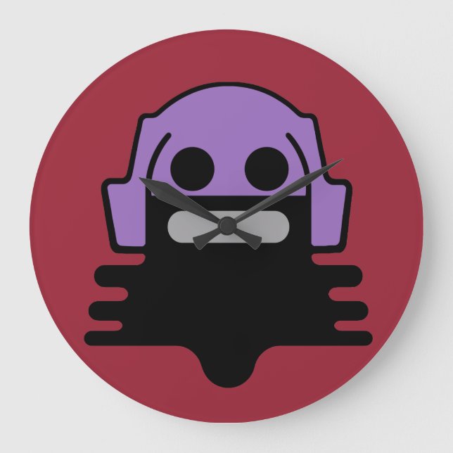 Gran reloj de pared de Ichibo-Skee Clupkitz (Anverso)