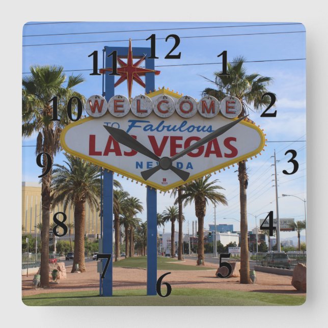 ¡Gran reloj de pared de Las Vegas! (Anverso)