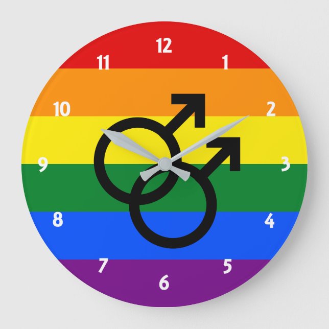 Gran reloj del orgullo arcoiris (Anverso)