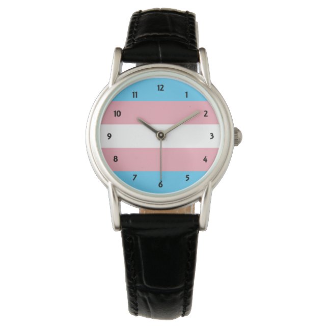 Gran reloj del Orgullo Transgénero (Anverso)