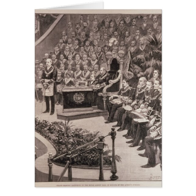 Gran reunión masónica en el Alberto Real (Frente)