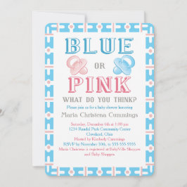 Gran revelación de la invitación a revelar género