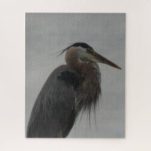Gran rompecabezas azul de Heron Jigsaw