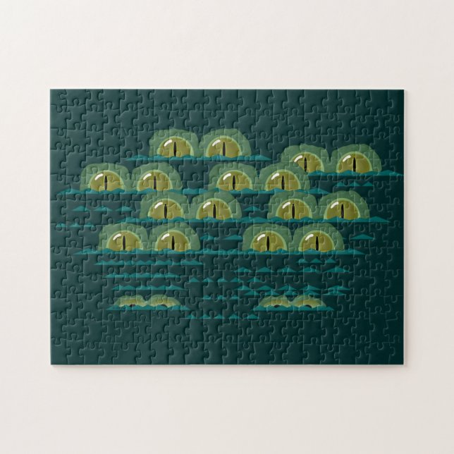 Gran rompecabezas de croc (Horizontal)