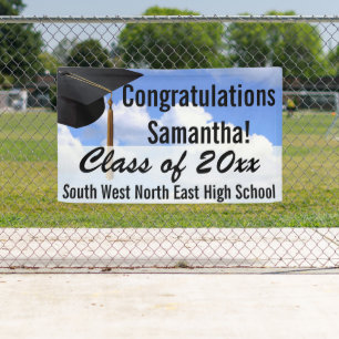 Gran Rótulo de pancarta de graduación personalizad