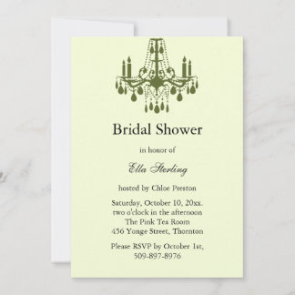Gran Salón de Baile Invitación a la ducha de novia