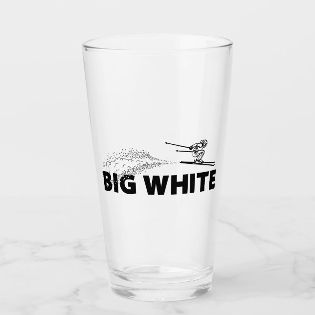 Gran Saltaor de Esquí Británico Colombiano Blanco (Anverso)
