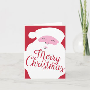 Gran Santa Feliz - Feliz Navidad - Rojo