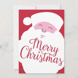 Gran Santa Feliz - Feliz Navidad - Rojo