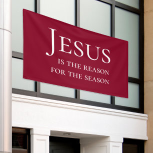 Gran Señal Roja Jesús es la razón de la Navidad