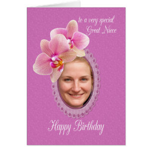 Gran sobrina Deseos Especiales De Cumpleaños Orquí