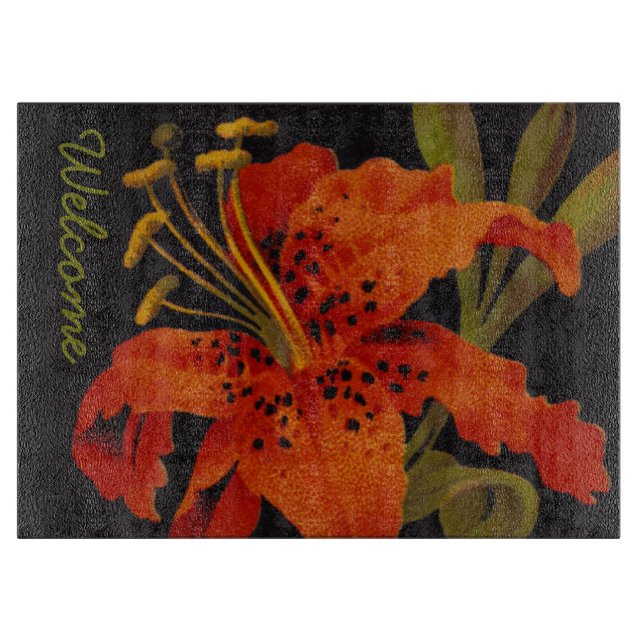 Gran tabla de cortar Tiger Lily (Anverso)